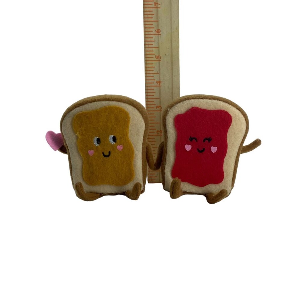 Spritz Peanut Butter and Jelly PB&J PBJ Valentine's Day Love Decor Gift Felt 3.5